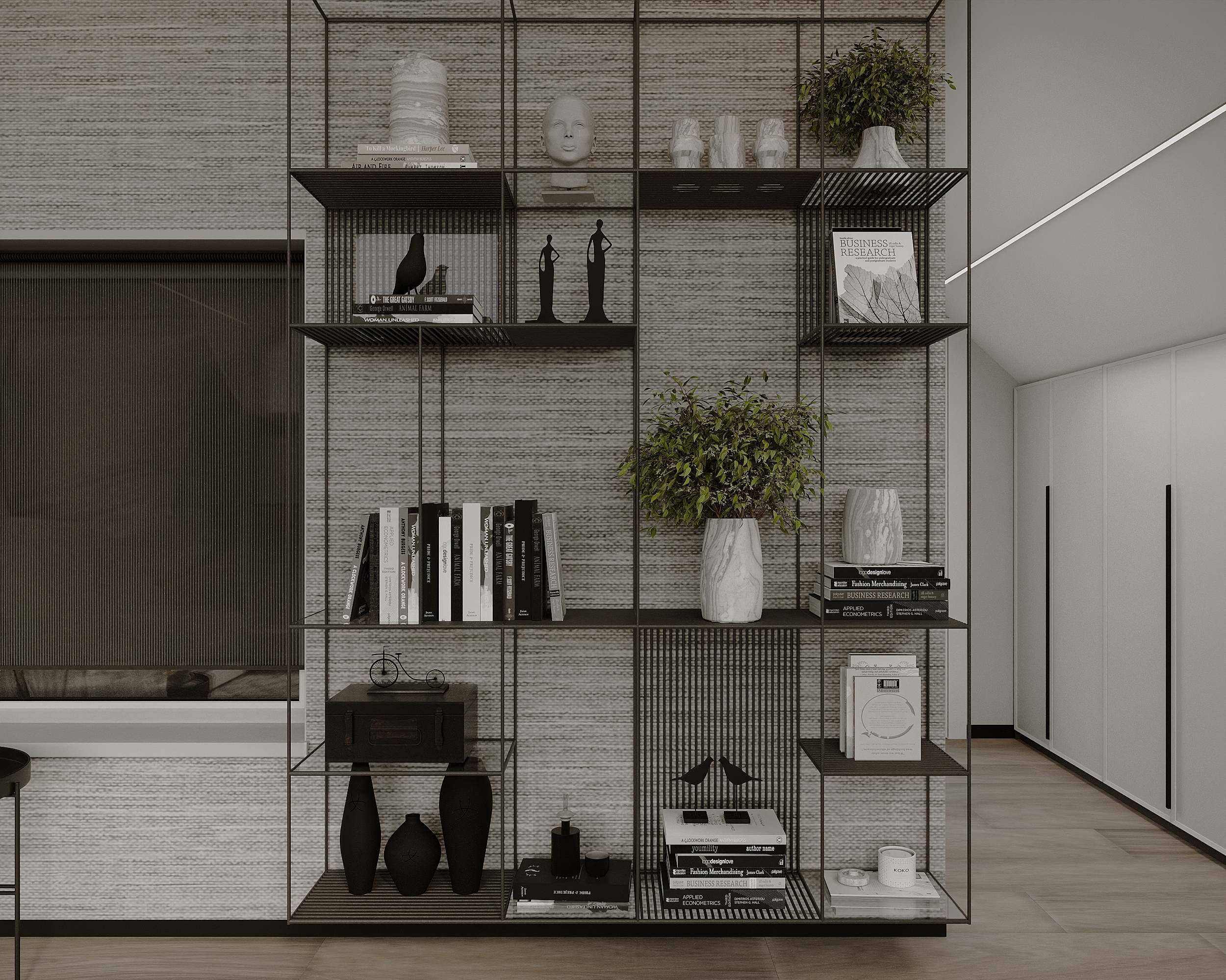 Design interior pentru o mansardă la casă particulară